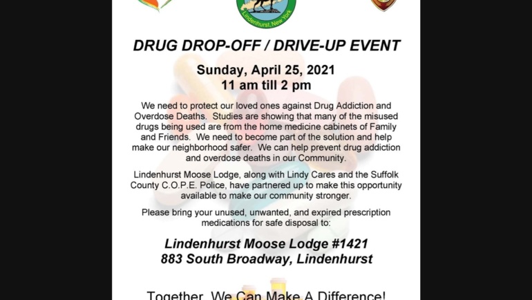 Lindenhurst Moose Lodge Drug Take Back Event